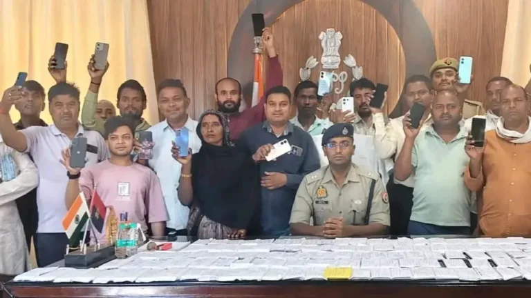 पुलिस ने बरामद किए 352 खोए हुए मोबाइल, 88 लाख के फोन मालिकों को लौटाए