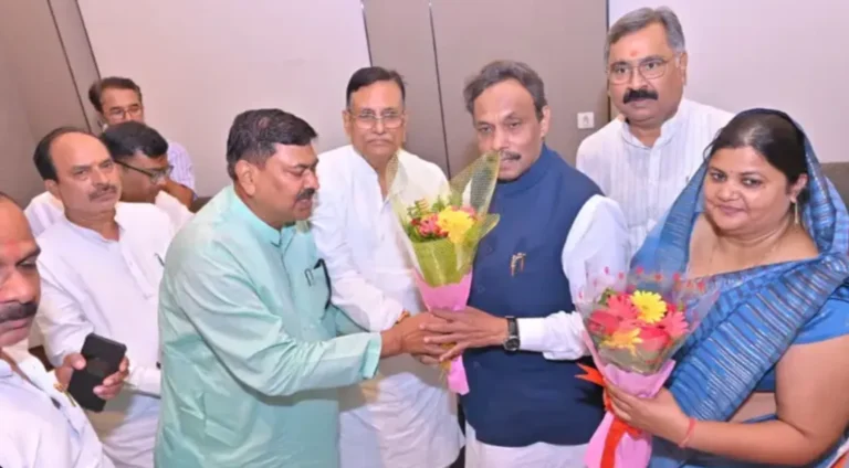 भाजपा के प्रदेश प्रभारी विनोद तावड़े से मिले विनय चतुर्वेदी, संगठन और चुनाव तैयारियों पर चर्चा