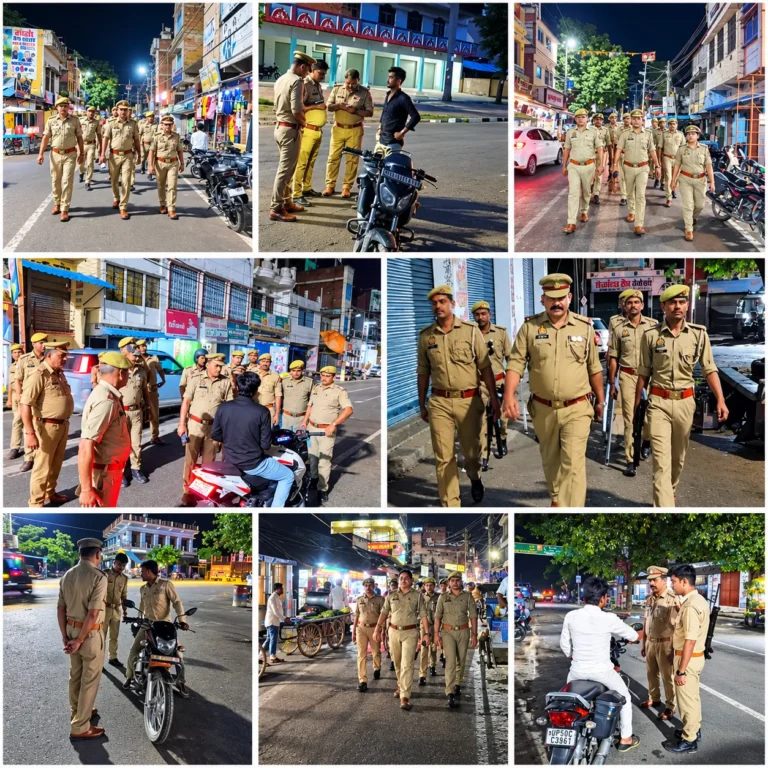 आजमगढ़ में पुलिस का सघन चेकिंग अभियान, संदिग्ध वाहनों पर कसा शिकंजा