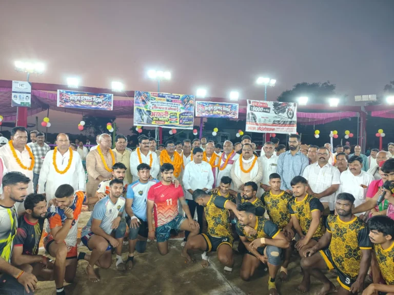 मीज़ान मेमोरियल ऑल इंडिया कबड्डी टूर्नामेंट का आयोजन, विधायक राजेंद्र कुमार ने खिलाड़ियों का बढ़ाया उत्साह